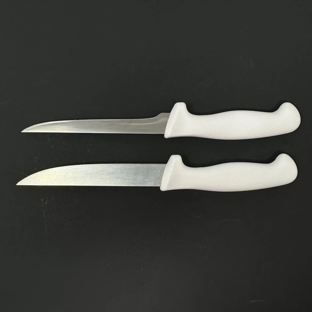 Members Mark Food Service Knife Set 2pc NSF White Handle K1900/004 K1900/006 6in